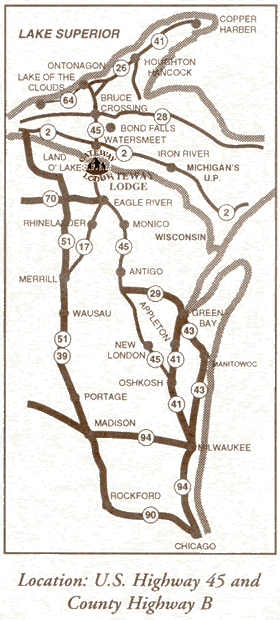 Map to Gateway Lodge